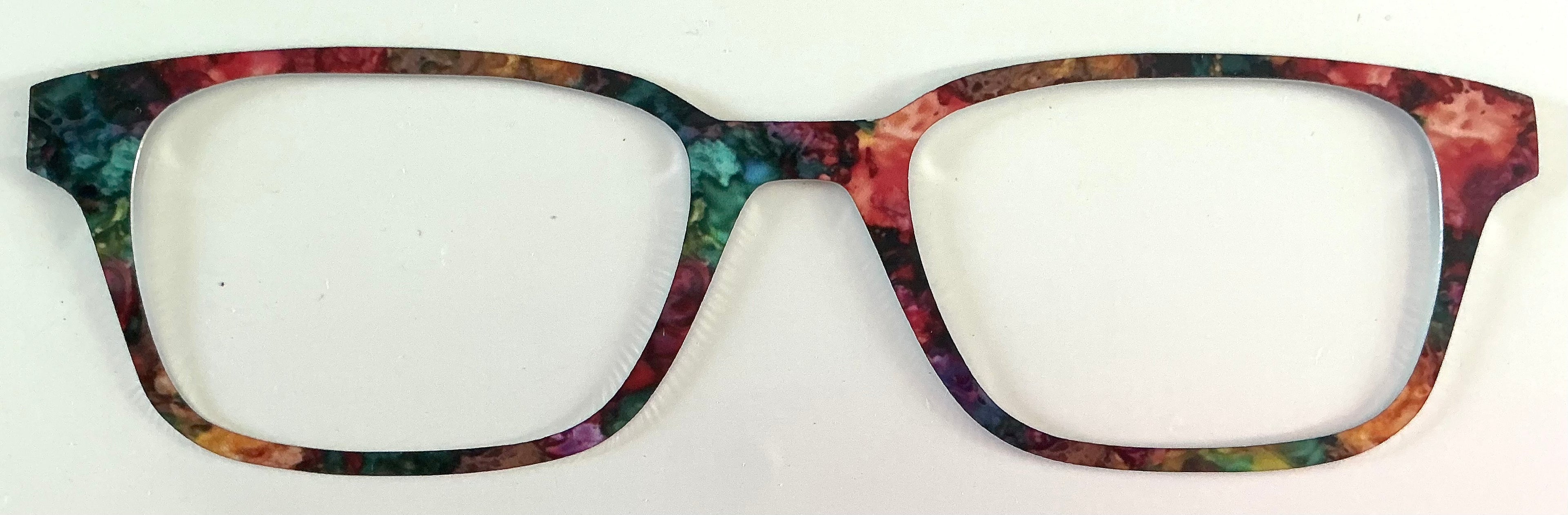 Finley Topper; metal; multicolored smoke