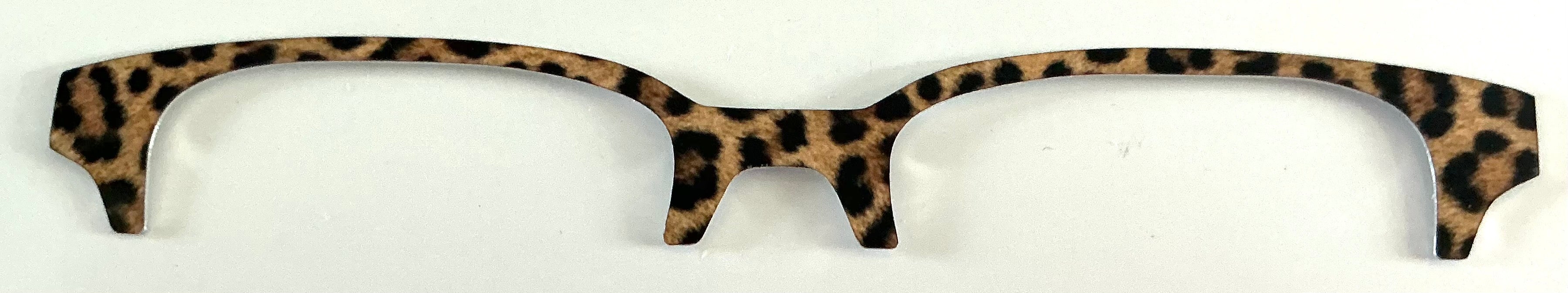 Finley Brow Topper; metal; cheetah