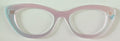 Ella Topper; pink translucent  iridescent