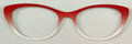 Ella Topper; metal; red to white gradient