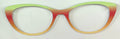 Ella Topper; metal;light green/red/ yellow gradient