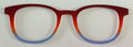 PAIR Reese Topper; red/orange/blue gradient