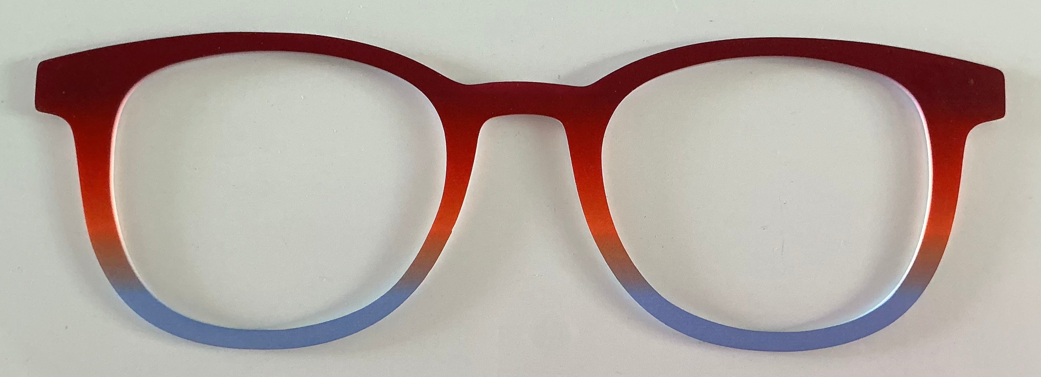 PAIR Reese Topper; red/orange/blue gradient
