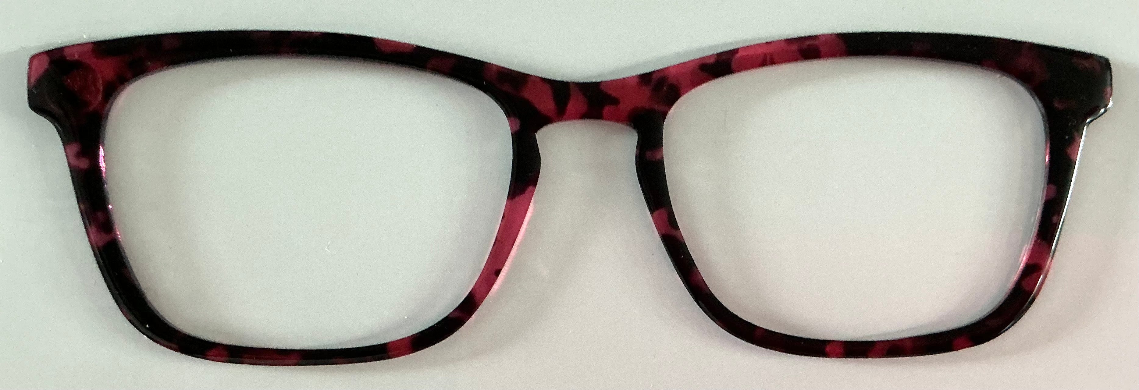 Casper Topper; pink and black tort