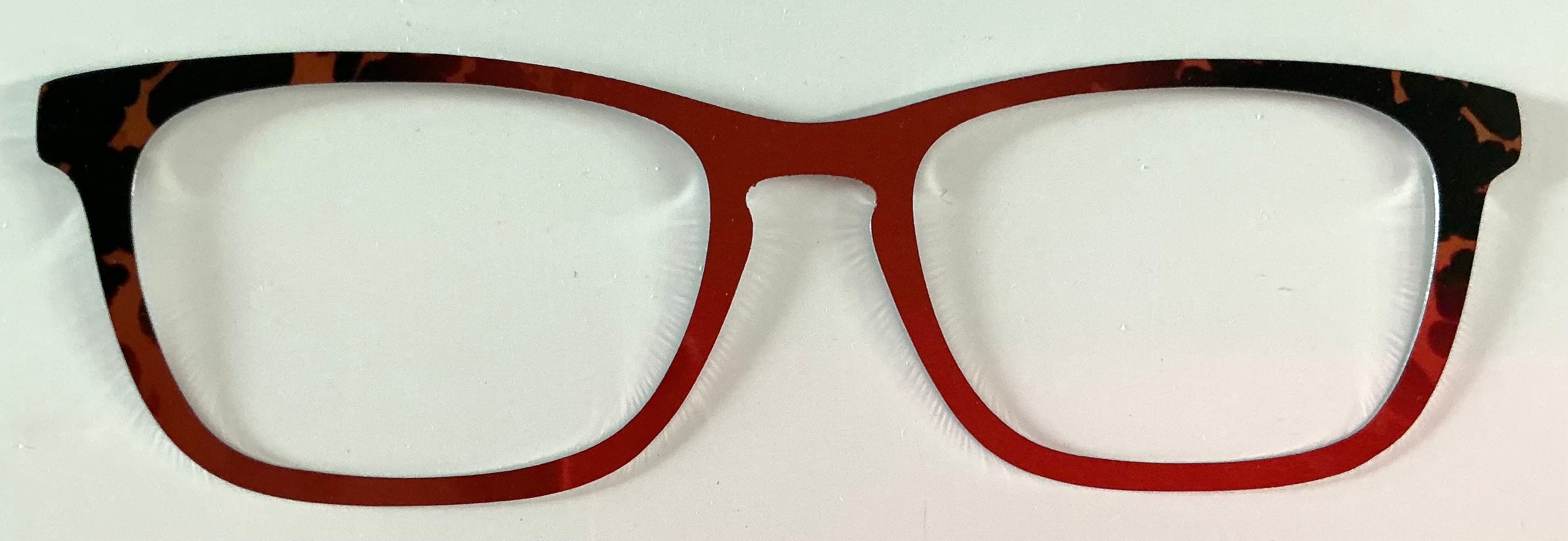 Casper Topper; metal; red with corner tort