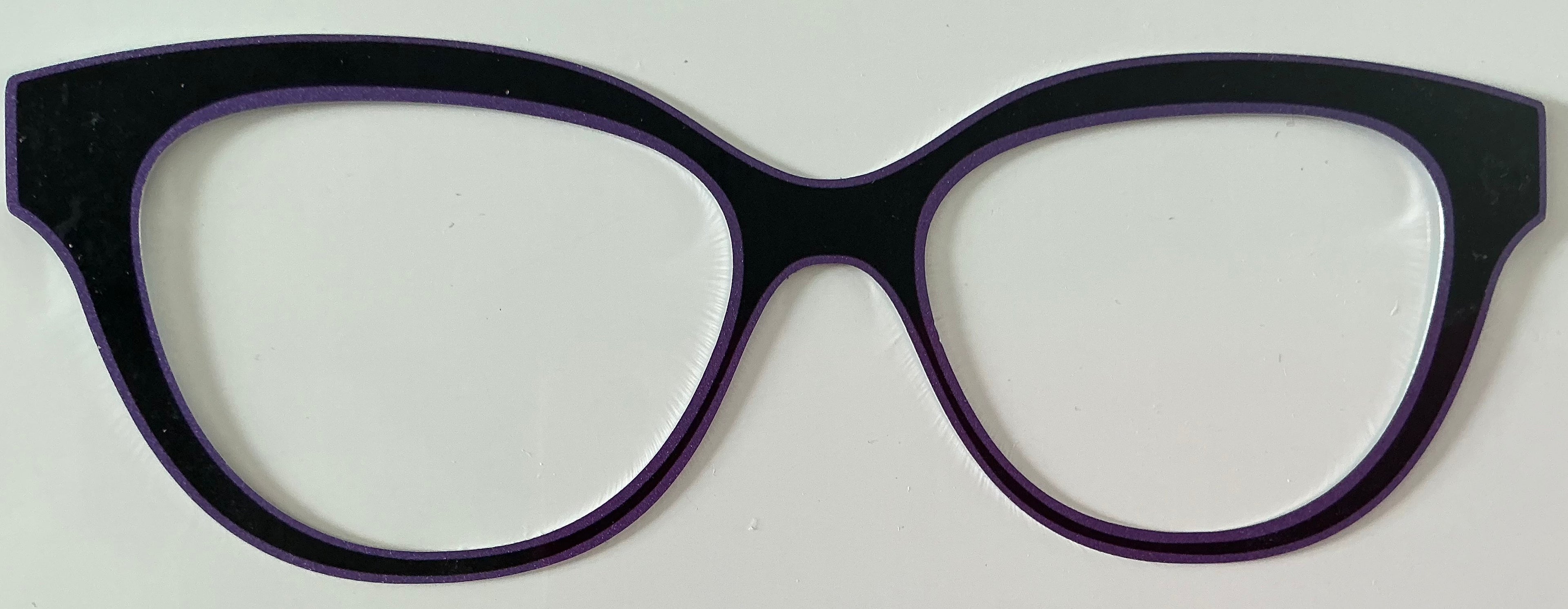 Quinn Topper; metal; black with purple outline