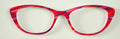 Ella Topper; pink/red/purple diagonal stripes
