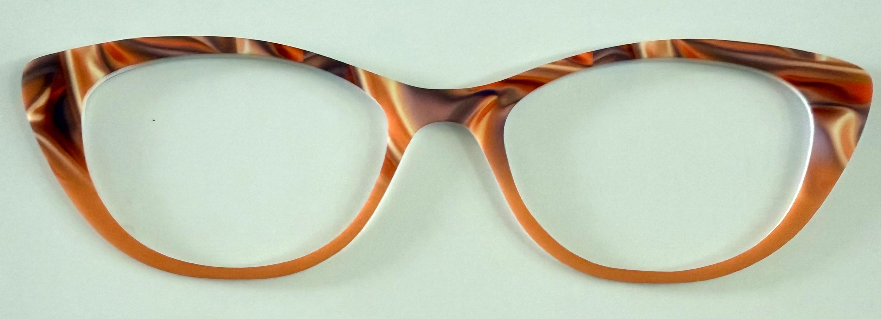 Ella Topper; earth tone swirls to gold fade