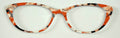 Ella Topper; metal; orange/white/gray marble