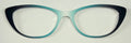 Ella Topper; metal; dark to light blue vertical gradient