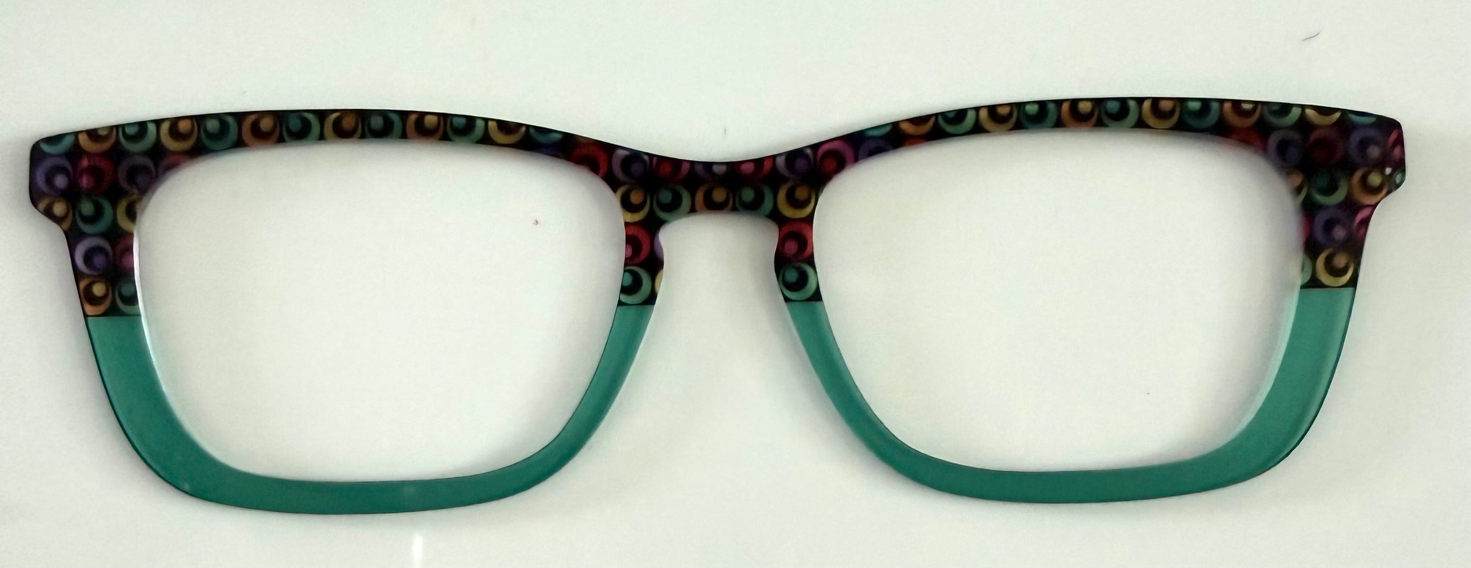 Casper Topper; R3dvelvetee; multicolored flowers/green split