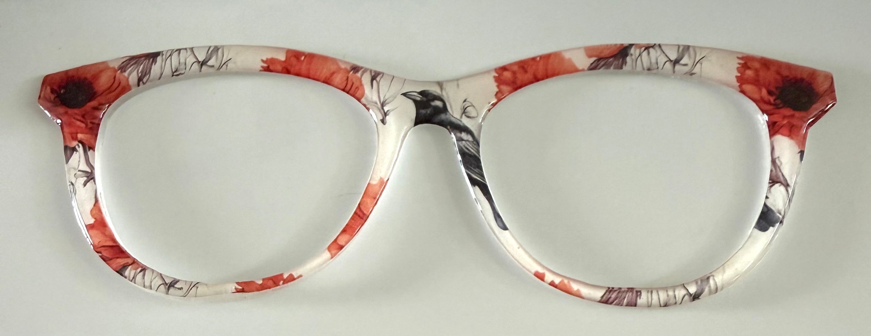 Brook Topper; crows/poppies