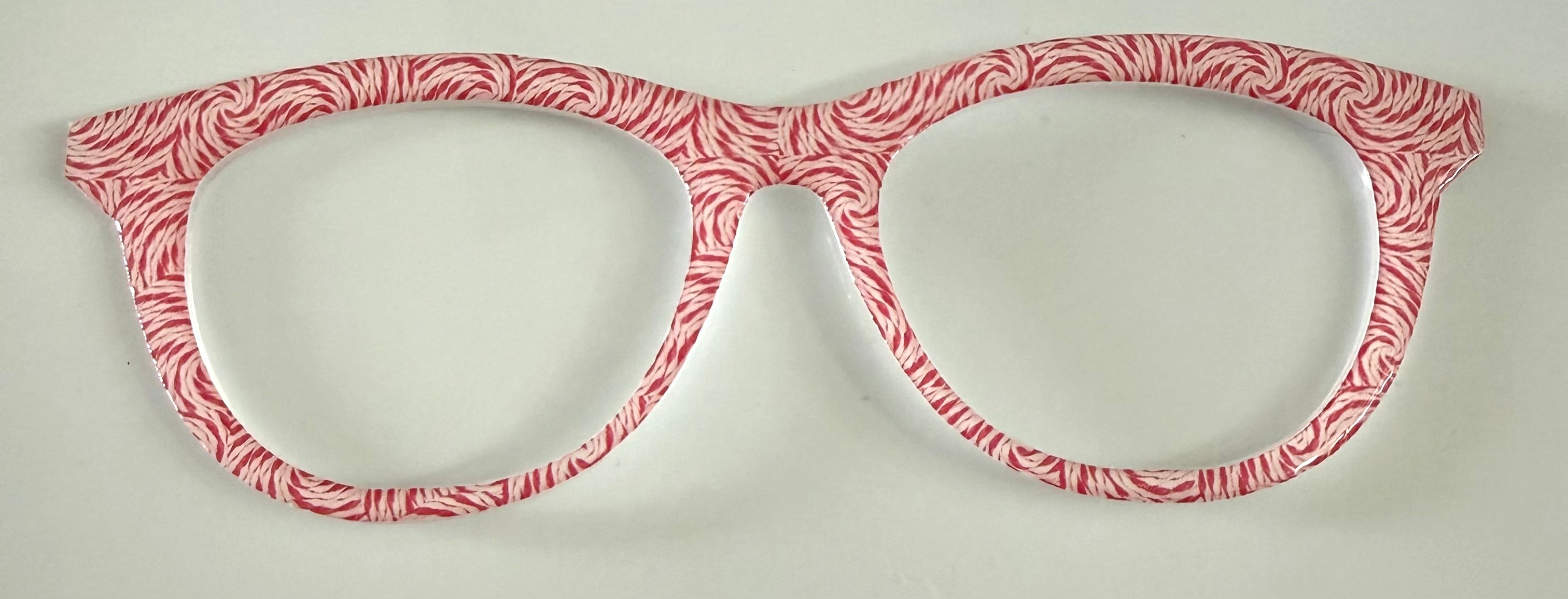 Brook Topper; pink swirls