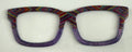 Kirby Topper; thick; stripes to purple glitter split