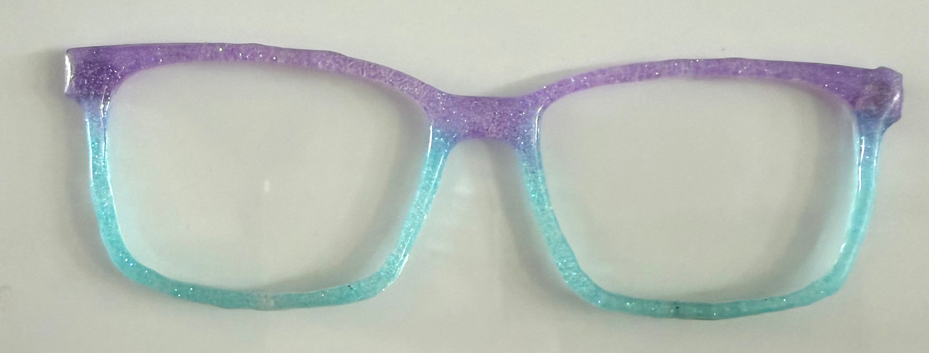 Kirby Topper; lilac/light blue shimmer fade