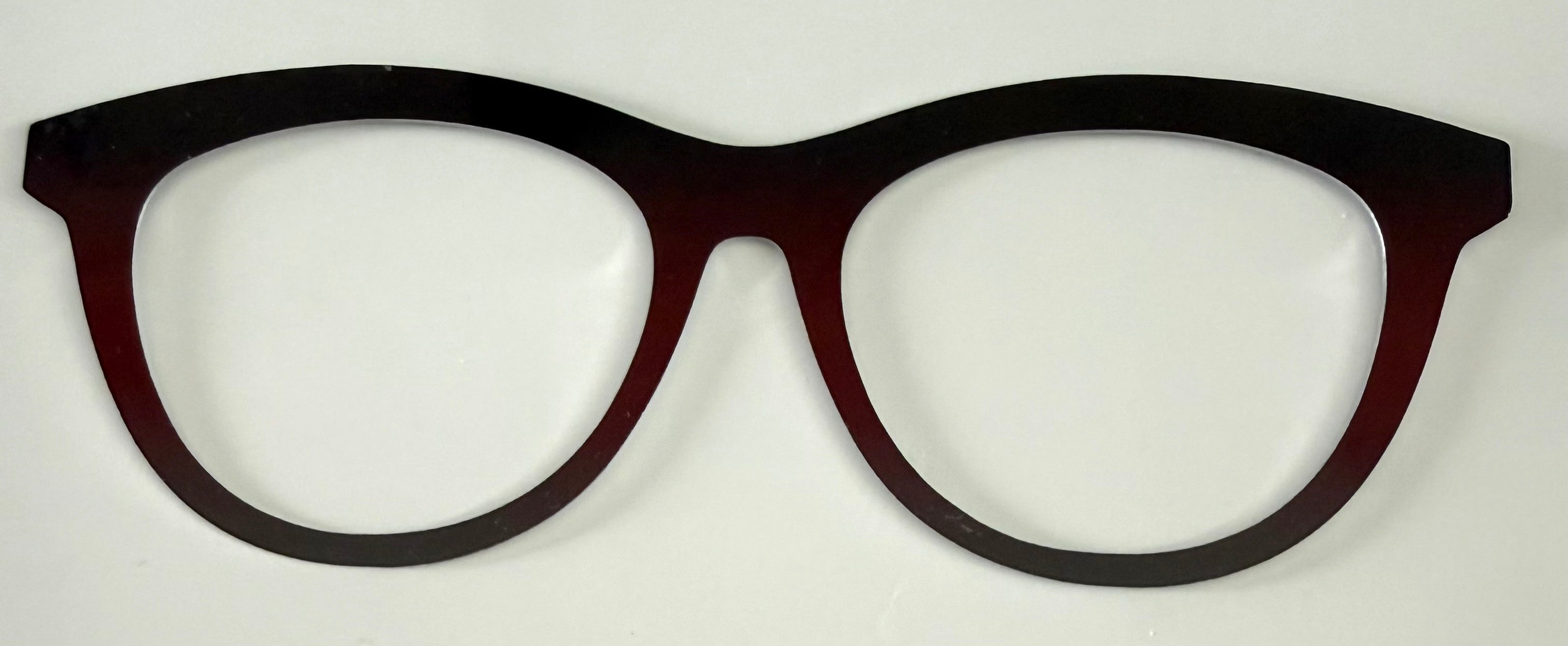 Brook Topper; metal; burgundy gradient