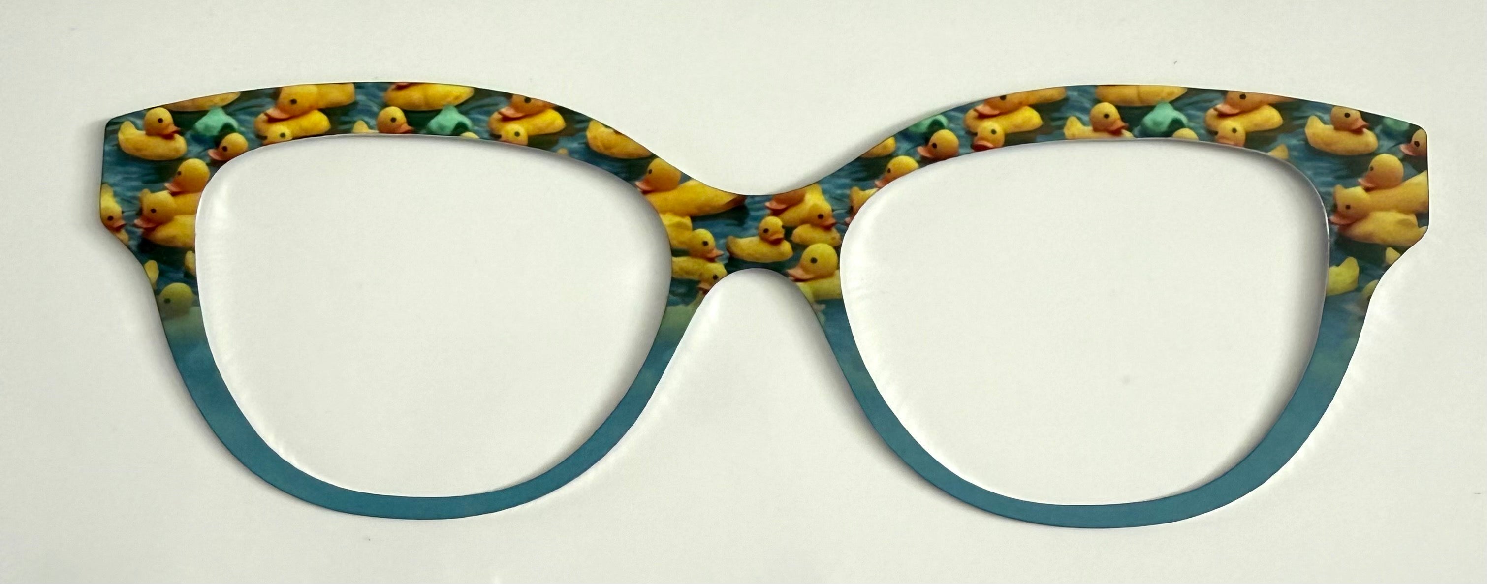Quinn Topper; metal; rubber ducks/teal split