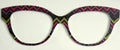 Quinn Topper; metal; neon and black chevron