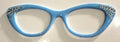 Ella Topper; Mel’s Sparkles; Custom Ella Hybrid; light blue with rhinestones