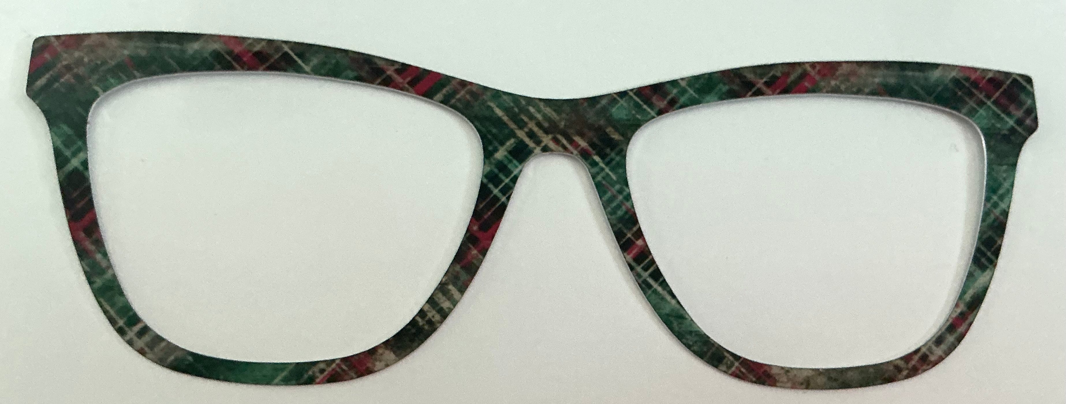 Harper Topper; metal; Christmas Plaid