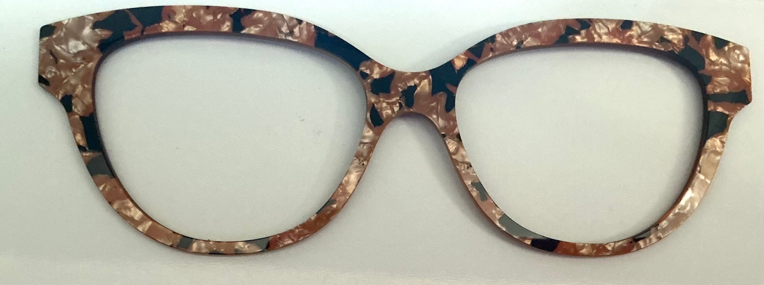 PAIR Premium Quinn Topper; Camel Pearl Tortoise