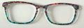 PAIR Casper Topper; orange and teal bubbles