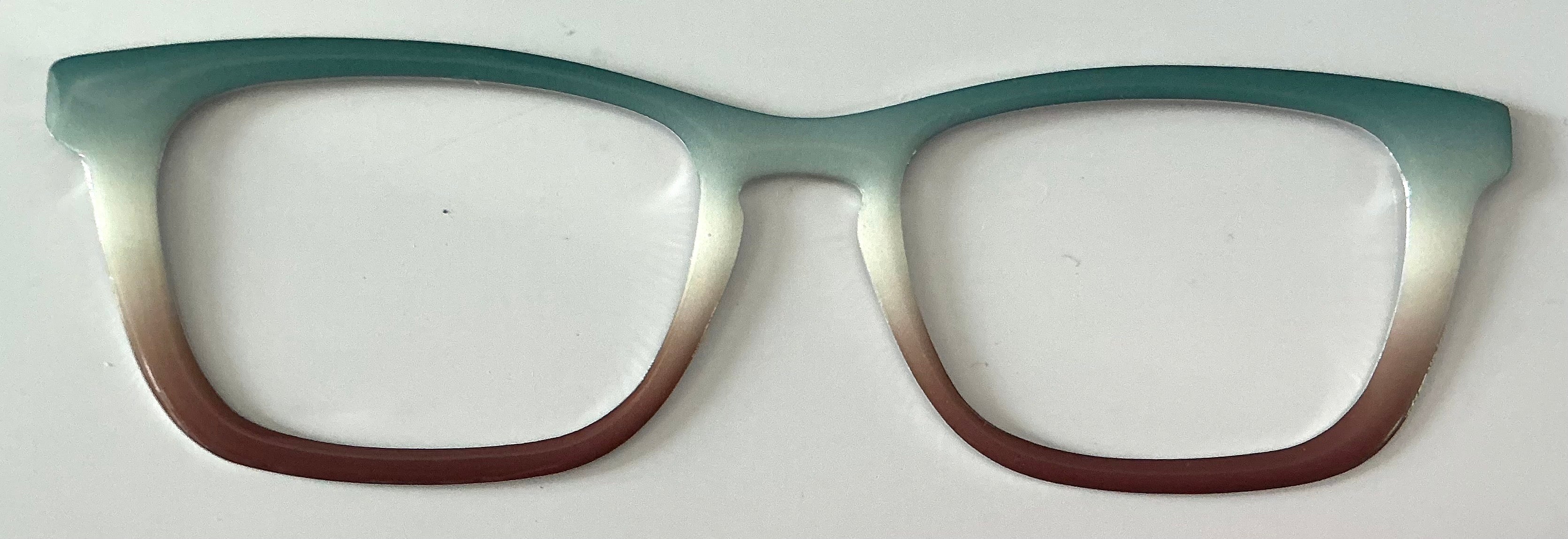 Casper Topper; Lea’s Metal Treasures; RESINED; green,cream and brown split
