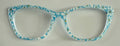 PAIR Wanda Topper; white flowers on light blue