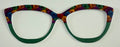 Wanzuri Topper; flowers/green split