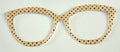Wanzuri Topper; polka dots on cream