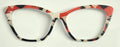 Wanda Topper; multicolored orange/black/tan