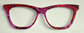 Wanda Topper; pink and red swirls
