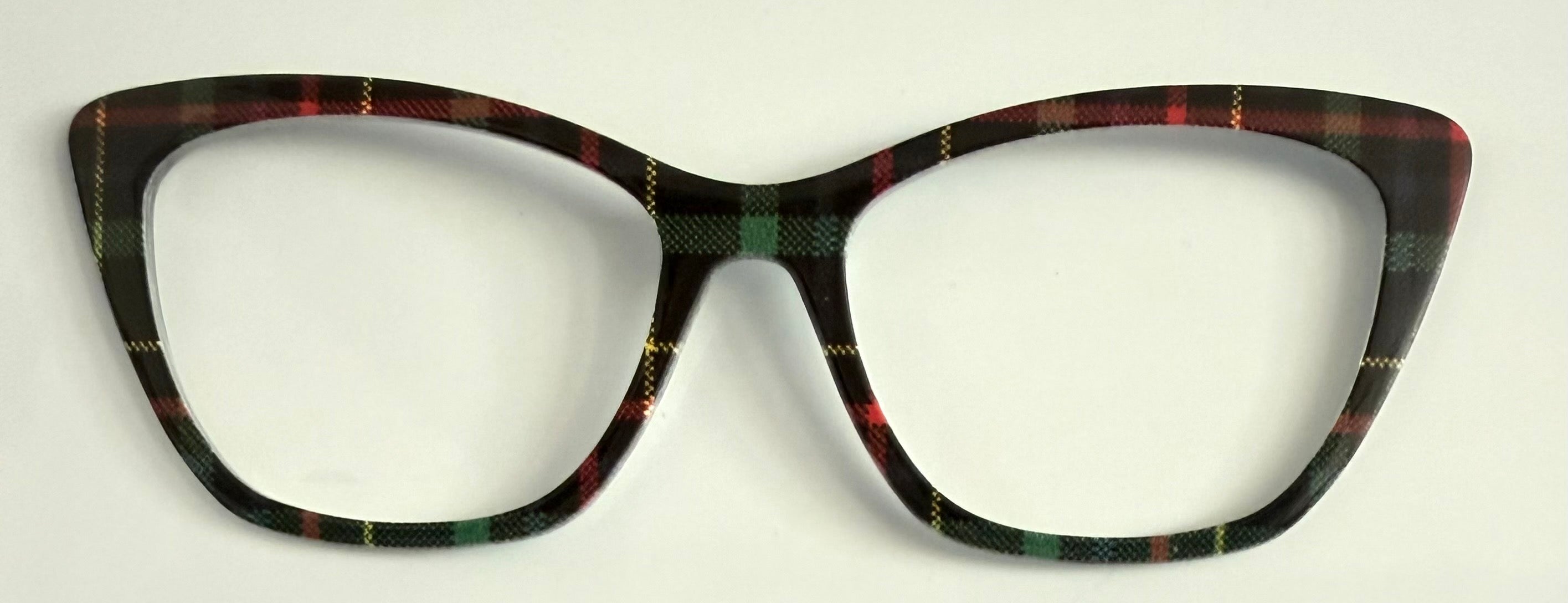 Wanda Topper; red/black/green plaid