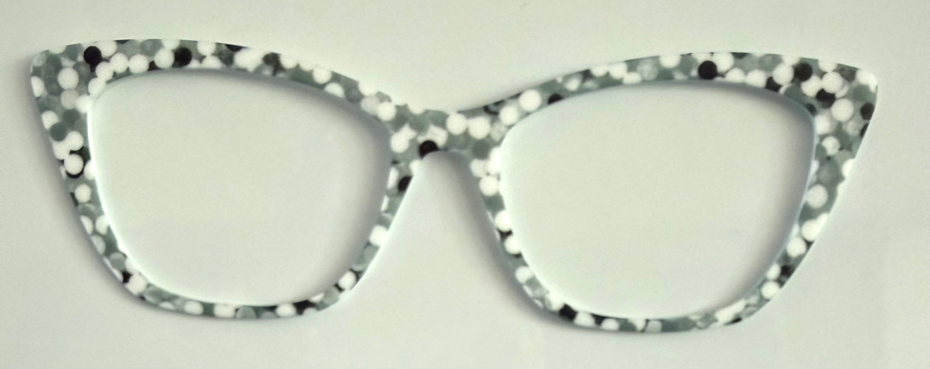 Wanda Topper; gray toned confetti