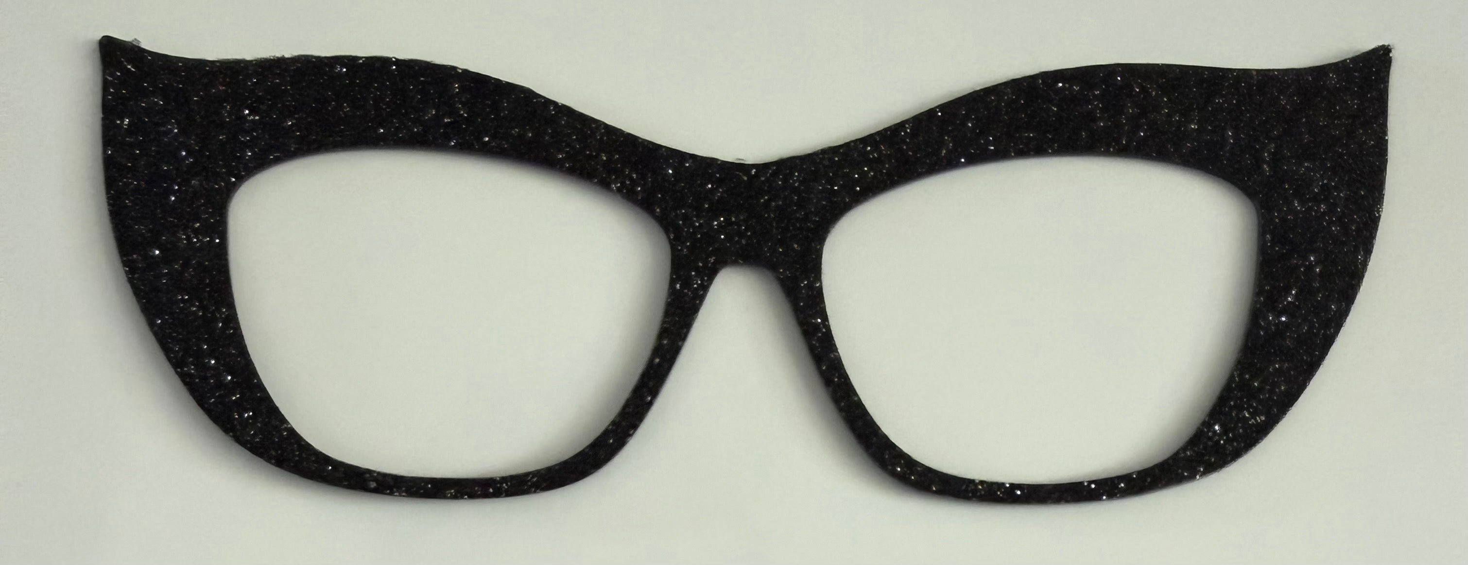Wanda Topper; thick black; glitter hybrid