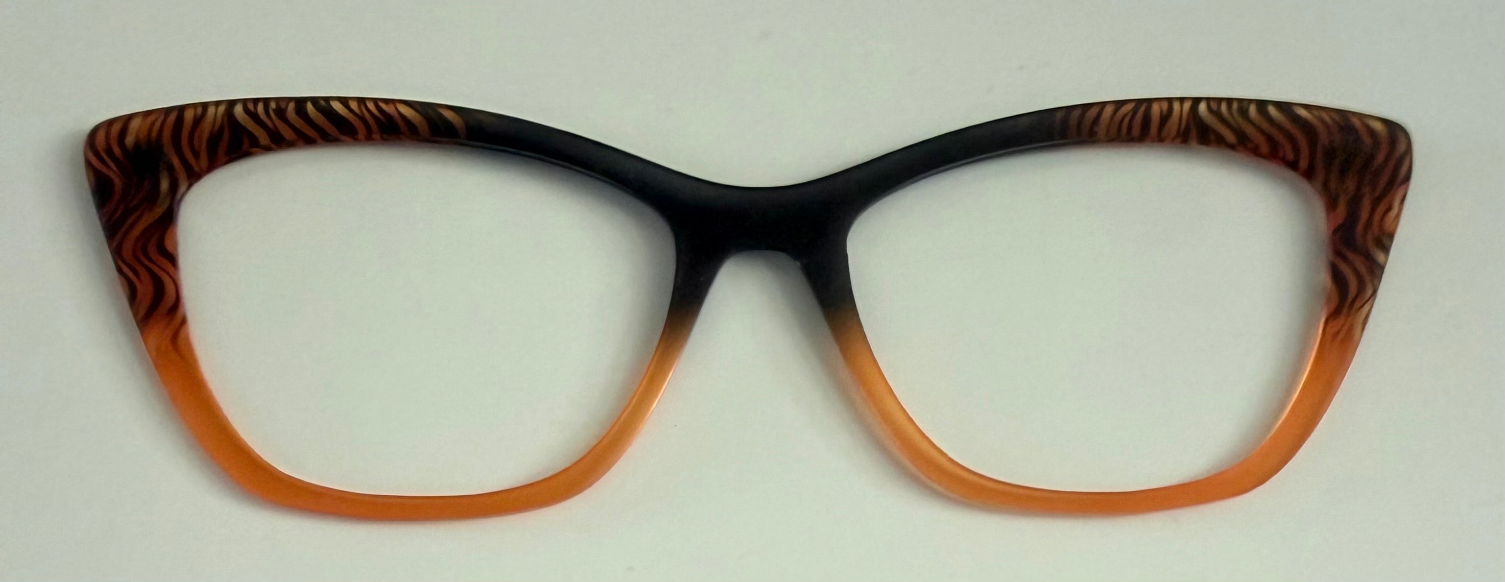 Wanda Topper; black to orange with corner flames