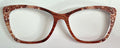 PAIR Wanda Topper, white paisley/wood vertical split