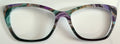 PAIR Wanda Topper: purple/green/gold to black fade