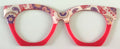 Zuri Case Topper; purple and pink paisley/pink split