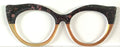Zuri Topper; Creator; pink spotted design on black/gold split