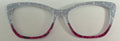 Wanda Topper; faux glitter/hot pink animal print split