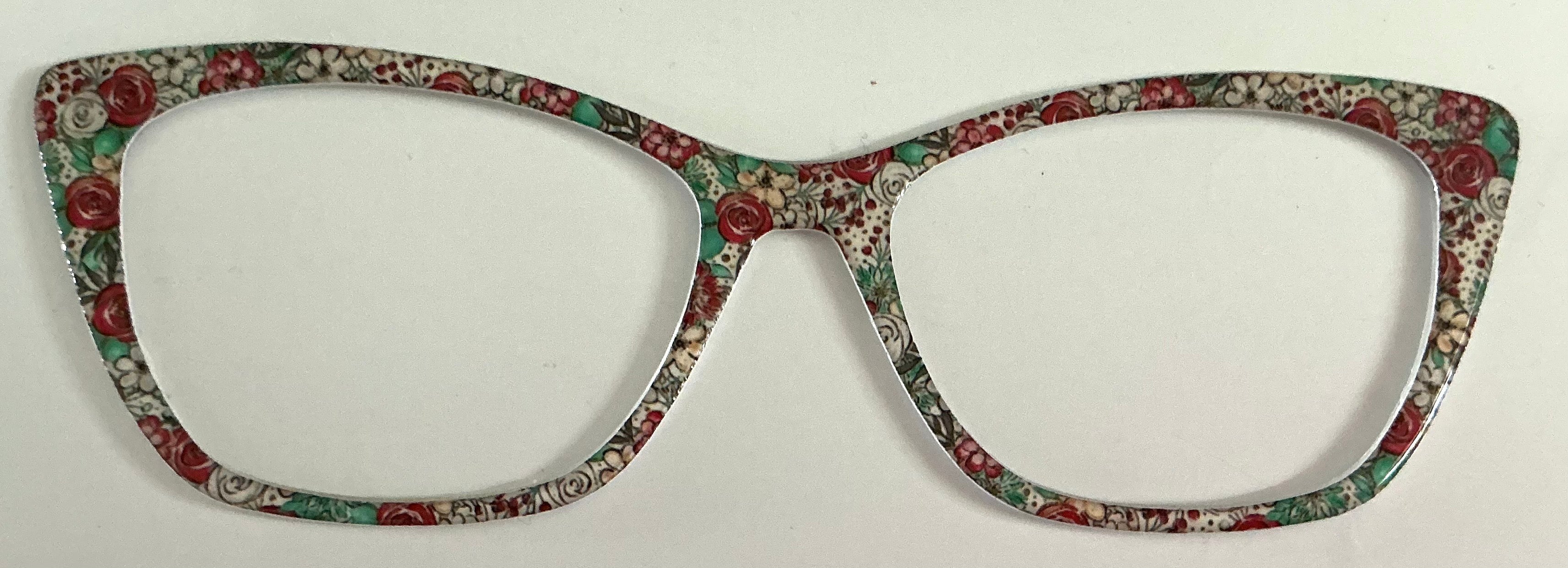 Wanda Topper; white and red  roses