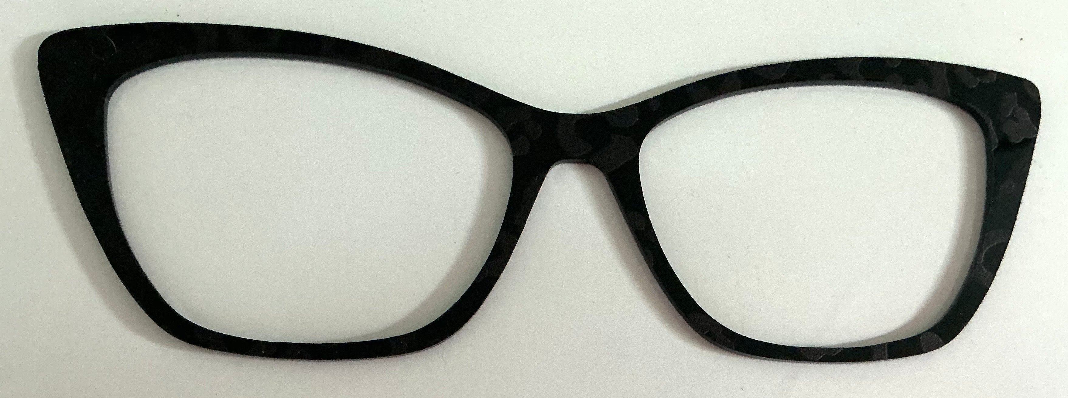 Wanda Topper; black animal print