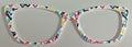 Wanda Topper; multicolored hearts