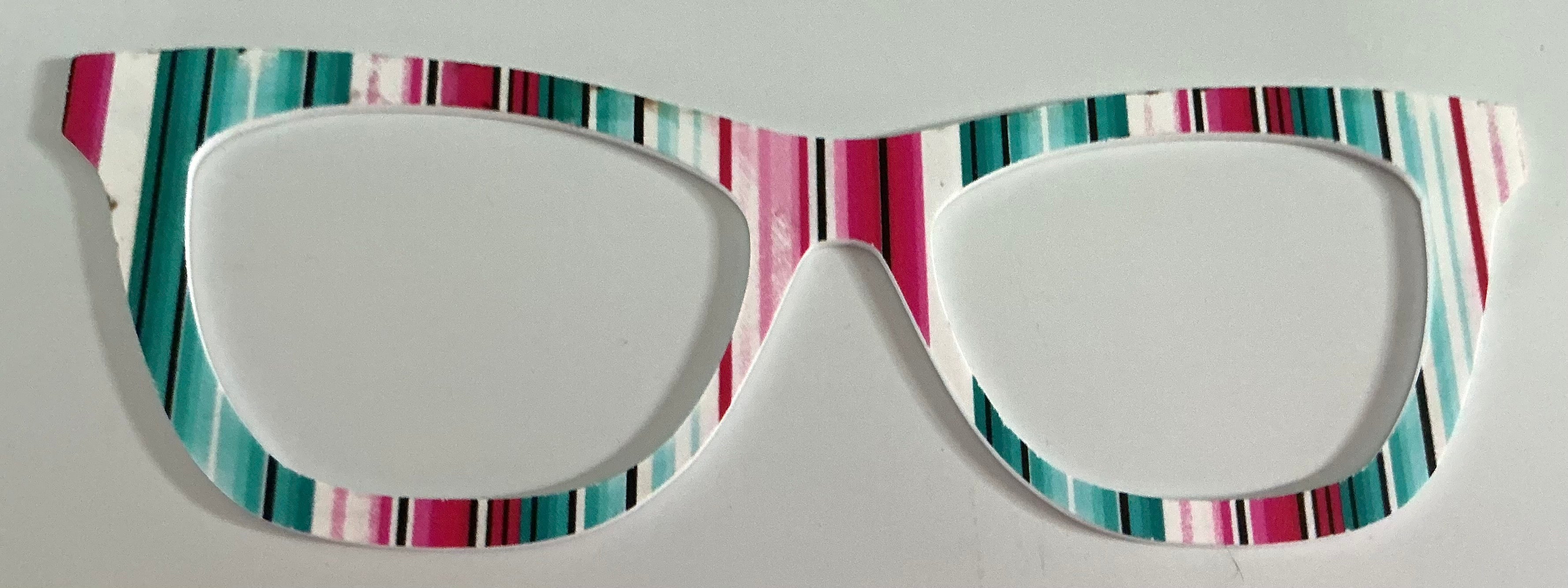 Wanda Topper; hybrid; teal/magenta/white vertical stripes