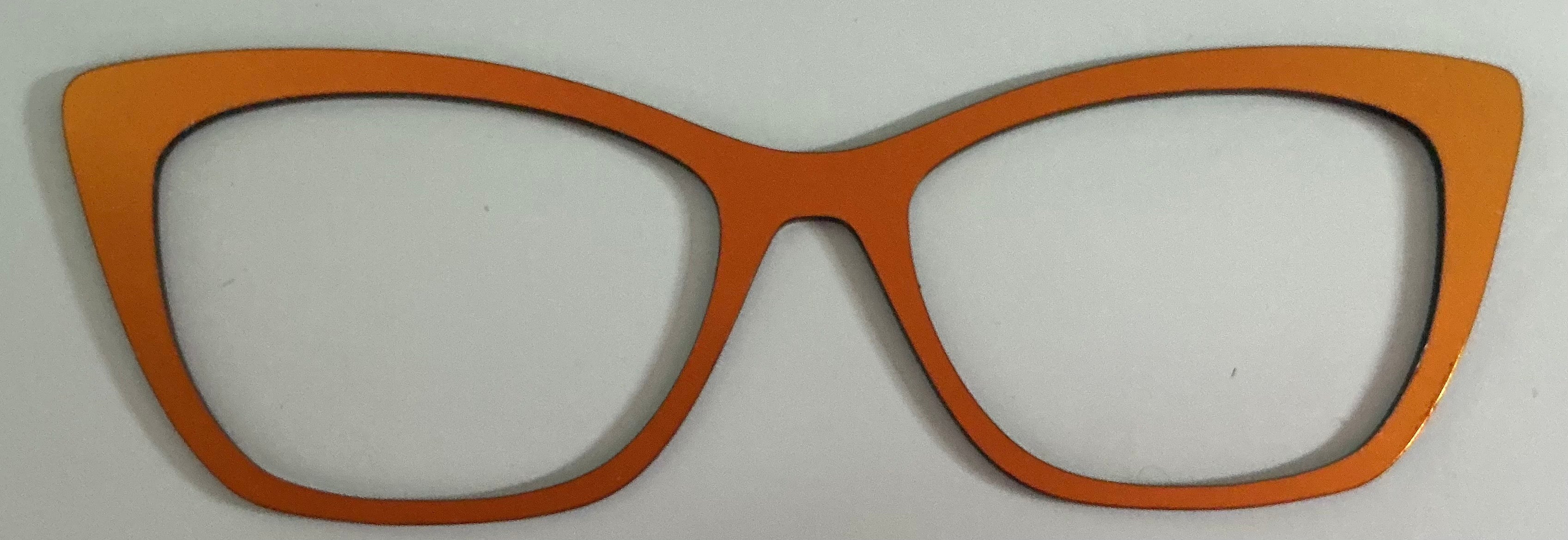 Wanda Topper; Myni-Made; orange holographic