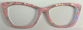 Wanda Topper; Laser Nonna; pink holographic flowers