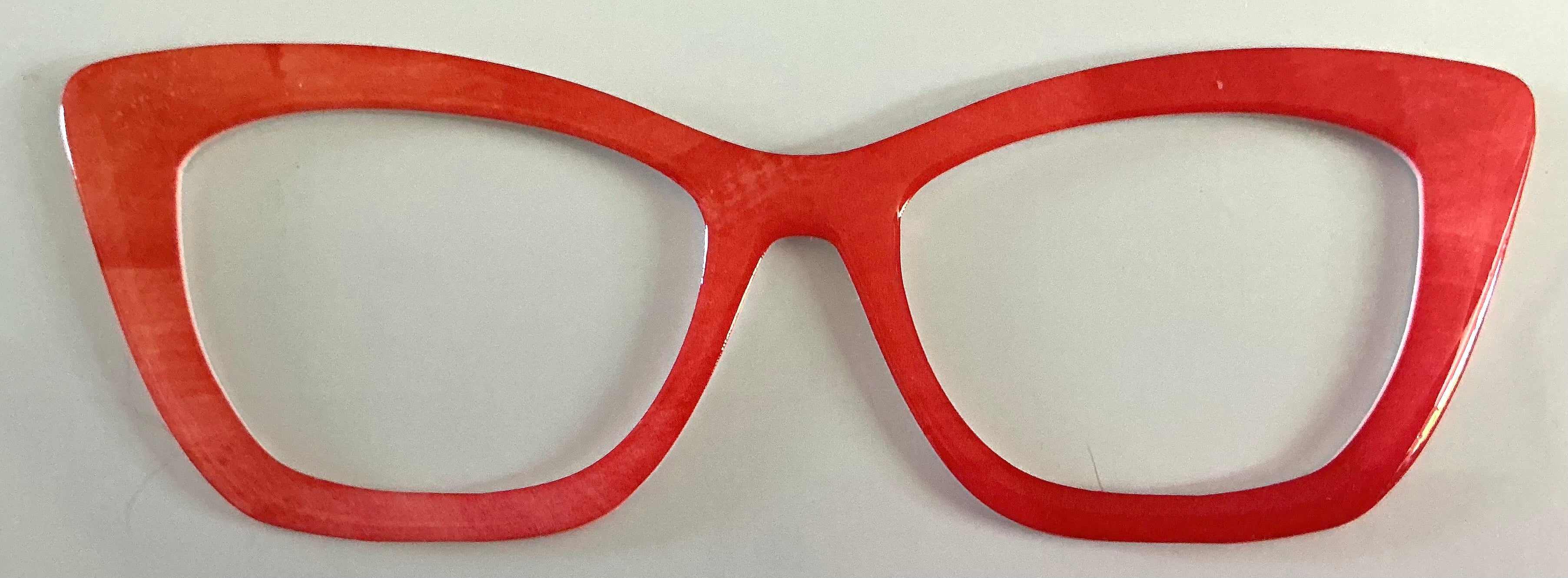 Wanda Topper; red/orange
