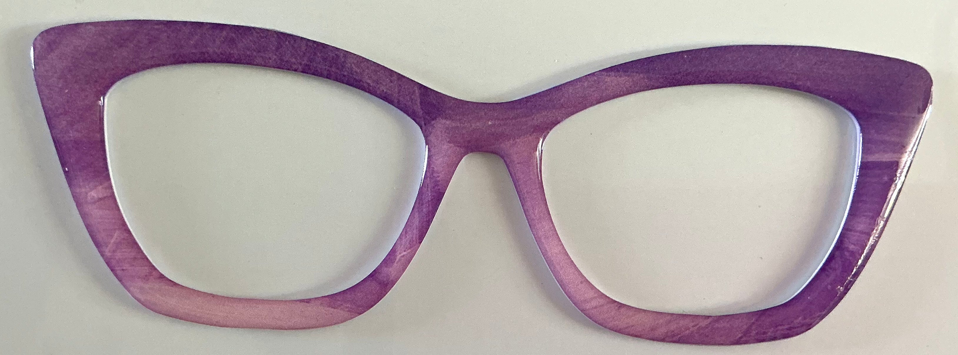 Wanda Topper; purple swirls