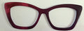 Wanda Topper; red to burgundy